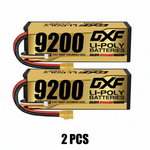 DXF Blue Series 3S HV 11.4V 9200mAh 140C Graphene Hardcase LiPo Battery with XT90 & 10AWG Wire (1-6 Pack)