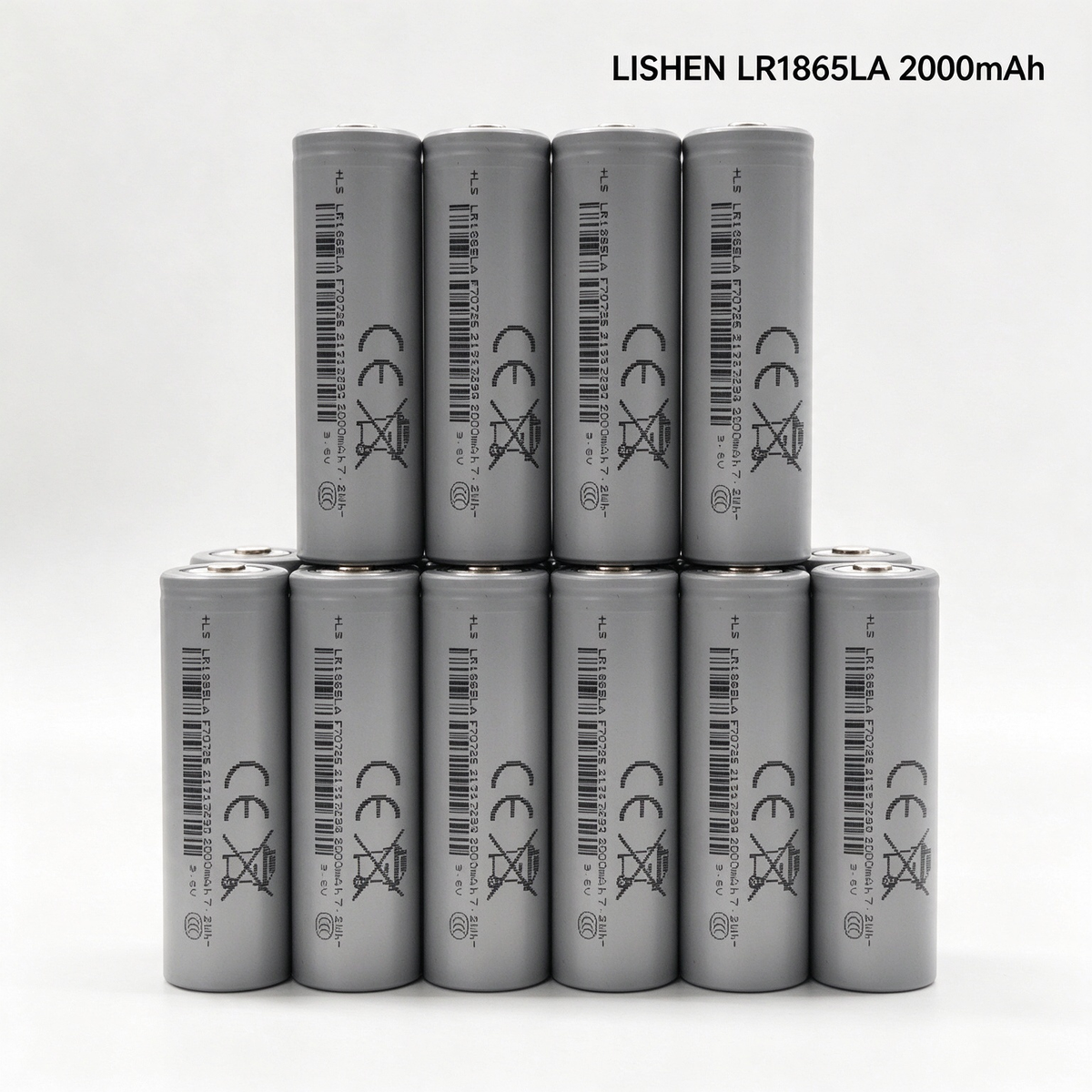LISHEN LR1865LA 2000mAh 20A Reclaimed 18650 Industrial Cell (1–100 PCS)