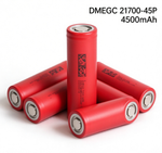 DMEGC INR21700-45E 4500mAh 9A Li-ion Battery for EVs, Power Tools & DIY Battery Packs (1-100 PCS)