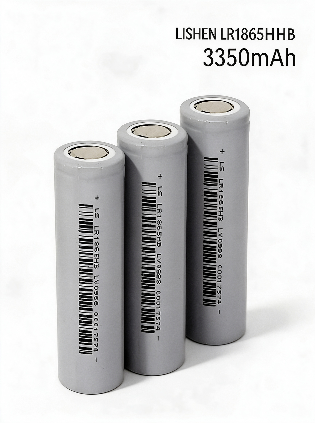 LISHEN LR1865HB 3350mAh 10.5A 3.6V 18650 Li-ion Cell for Professional Battery Packs, Backup Power & Electronics (1–100 PCS)