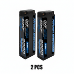 DXF 2S 7.6V Lipo Battery 140C 8000mAh Hardcase with 5mm Bullet to Deans Plug for RC 1/8 Vehicles Car Truck Tank Truggy Competition Racing Hobby