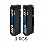 DXF 2S 7.6V Lipo Battery 130C 9200mAh Hardcase with 5mm Bullet to Deans Plug for RC 1/8 Vehicles Car Truck Tank Truggy Competition Racing Hobby