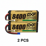 DXF 4S 14.8V 8400mAh 140C Graphene Hardcase LiPo Battery with EC5 & 10AWG Wire (1-6 Pack)