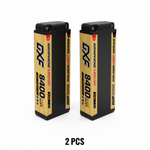 DXF 5mm 2S 8400mAh 7.6V 140C EFRA Certified GOLDEN-NGP HardCase LiPo Battery with Deans Plug for 1:8 RC Car, Multirotor, Airplane, Helicopter, Boat (1-6 Pack Available)