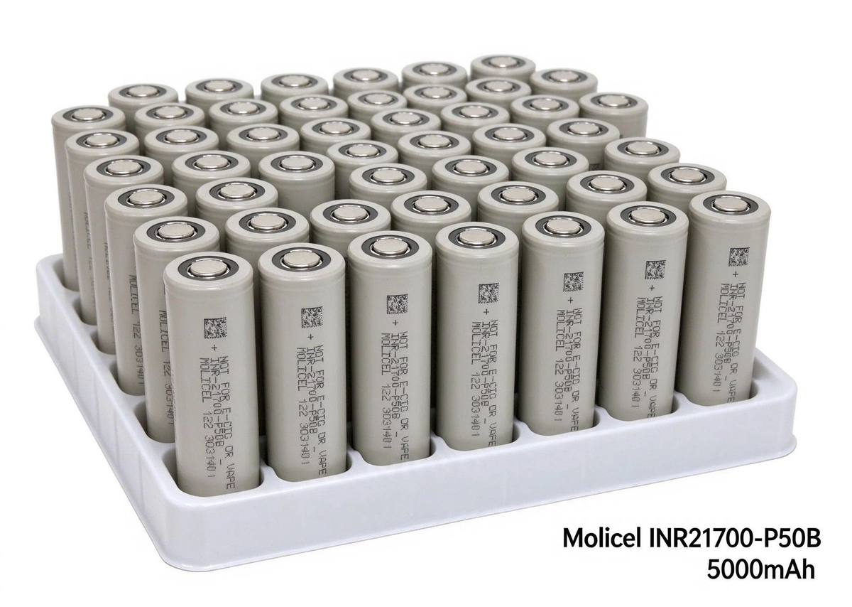 Molicel INR21700-P45B 4500mAh 45A Li-ion Battery for Power Tools, E-Bikes & DIY Battery Packs (1-100 PCS)