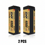 DXF GOLDEN-NGP 4S HV 15.2V 6500mAh 150C Graphene LCG Hardcase LiPo with 5mm to XT90 & 10AWG Wire (1-6 Pack)