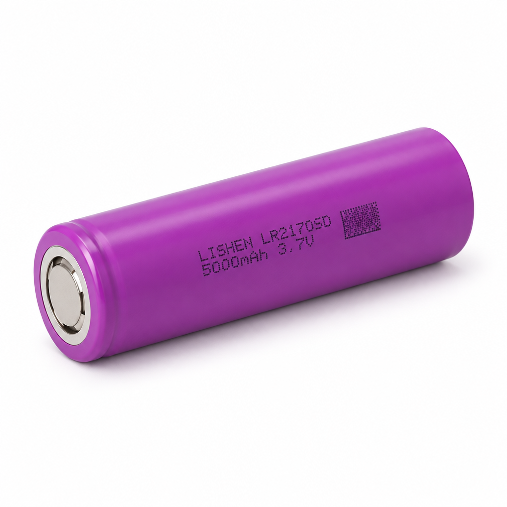LISHEN LR2170SD 5000mAh 10A Reclaimed 21700 Li-ion Cell for Professional Battery Pack Assembly (1–100 PCS)
