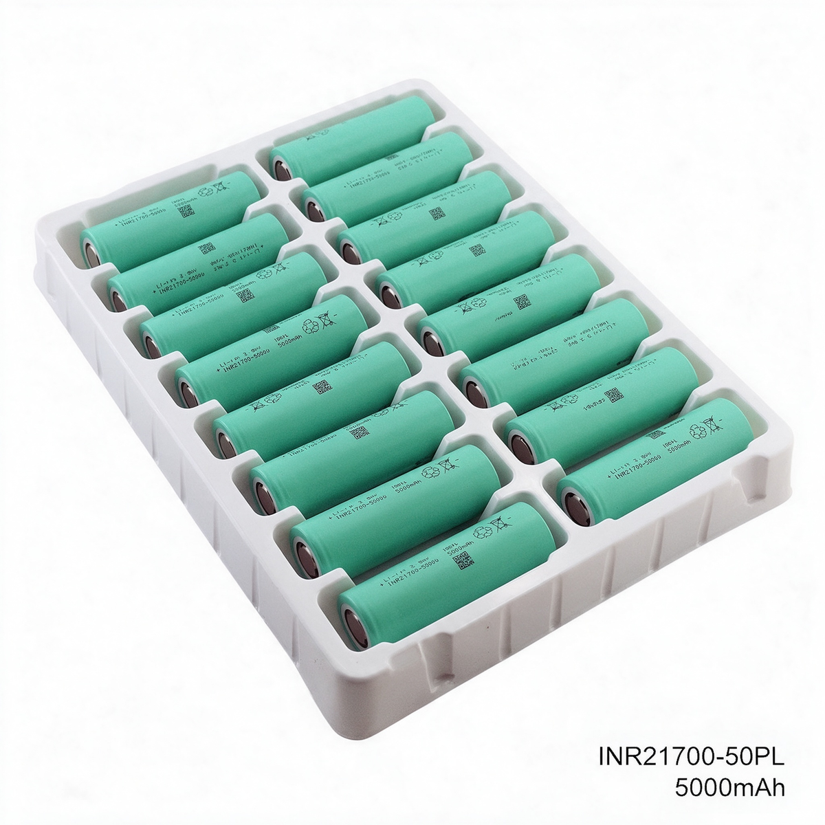 EVE INR21700-50PL 5000mAh 125A Li-ion Battery for Power Tools, E-Bikes & DIY Battery Packs (1-100 PCS)