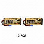 DXF 3S 11.4V 9200mAh 140C Hardcase LiPo Battery with 10AWG EC5 for 1/8 1/10 RC Cars, Boats, Trucks (1-6 Pack Available)