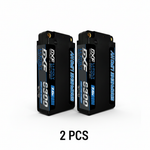 DXF Lipo Battery 2S 7.6V 6300mAh 140C Shorty 5MM Hardcase Battery Graphene Battery for RC Truck Drone 1/10 1/8 Scale Traxxas Slash 4x4 RC Car Buggy Truggy