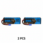 DXF 3S 11.1V 8400mAh 120C Hardcase LiPo Battery with 10AWG EC5 for 1/8 1/10 RC Cars, Trucks, Buggies (1-6 Pack Available)
