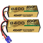 DXF LiPo Battery 3S 11.1V 8400mAh 140C Graphene Hardcase Gold with EC5 / T / TRX / XT60 / XT90 / XT150 / Q8s Plug for RC 1/8 1/10 Buggy Truck Car Off-Road Drone