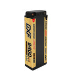 DXF 5mm 2S 8400mAh 7.6V 140C EFRA Certified GOLDEN-NGP HardCase LiPo Battery with Deans Plug for 1:8 RC Car, Multirotor, Airplane, Helicopter, Boat (1-6 Pack Available)