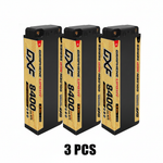 DXF 5mm 2S 8400mAh 7.6V 140C EFRA Certified GOLDEN-NGP HardCase LiPo Battery with Deans Plug for 1:8 RC Car, Multirotor, Airplane, Helicopter, Boat (1-6 Pack Available)
