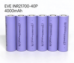 EVE INR21700-40P 4000mAh 40A Li-ion Battery for Power Tools, E-Bikes & DIY Battery Packs (1-100 PCS)