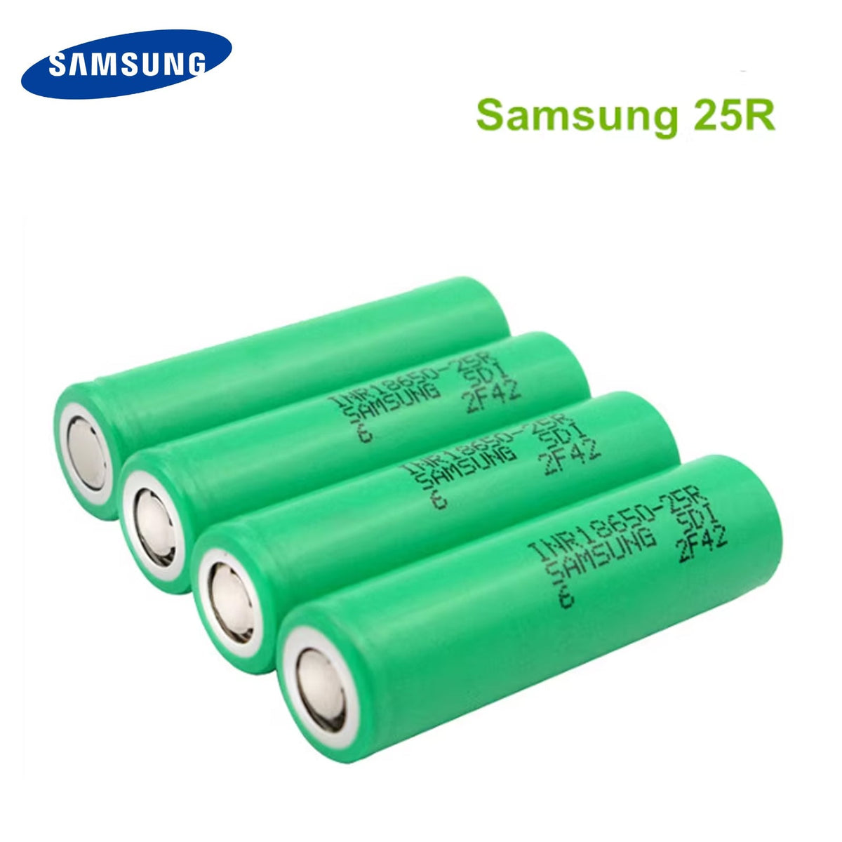 Samsung INR18650-25R 2500mAh 20A Li-ion Battery for Power Tools, Flashlights & DIY Battery Packs (1-100 PCS)