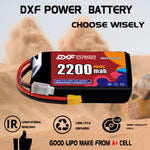 DXF 3S 11.1V 2200mAh 150C LiPo Battery for FPV Micro Drones (PH2.0 / JST / XT30 / SM / XT60 / EC5 / XT90 Options)