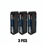 DXF 2S 7.6V LiPo Battery 140C 7200mAh LCG Hardcase with 5mm Bullet to Deans Plug for RC 1/8 1/10 Vehicles Car Truck Truggy Competition Racing (1-6 Pack)