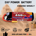 DXF LiPo Battery 5S HV 19.0V 450mAh 80C with PH2.0 / JST / XT30 / SM / XT60 / EC5 / XT90 for FPV Drone Whoop Micro Racing