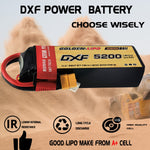 DXF Lipo Battery 3S 11.1V 5200mAh 150C Graphene Softcase with EC5 / T / TRX / XT60 / XT90 / XT150 / Q8s Plug for RC 1/8 1/10 Buggy Truck Car Off-Road Drone