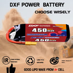 DXF 5S 18.5V 450mAh 80C LiPo Battery for FPV Micro Drones (PH2.0 / JST / XT30 / SM / XT60 / EC5 / XT90 Options)