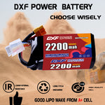 DXF 4S 14.8V 2200mAh 100C LiPo Battery for FPV Micro Drones (PH2.0 / JST / XT30 / SM / XT60 / EC5 / XT90 Options)