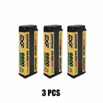 DXF GOLDEN-NGP PLUS 2S HV 7.6V 6600mAh 150C EFRA Hardcase LiPo Battery, 5mm Bullet to Deans T-Plug (1-6 Pack)