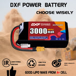 DXF 2S 7.4V 3000mAh 120C LiPo Battery for FPV Micro Drones (PH2.0 / JST / XT30 / SM / XT60 / EC5 / XT90 Options)