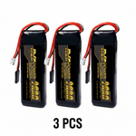 DXF 2S 7.4V 2600mAh 20C LiPo Receiver Battery Hardcase with Futaba Plug for Nitro RC Car Buggy Truggy (Multi-Pack Options)