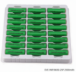EVE INR18650-25P 2500mAh 20A Li-ion Battery for Power Tools, E-Bikes & DIY Battery Packs (1-100 PCS)