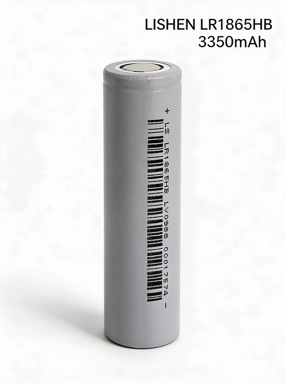 LISHEN LR1865HB 3350mAh 10.5A 3.6V 18650 Li-ion Cell for Professional Battery Packs, Backup Power & Electronics (1–100 PCS)