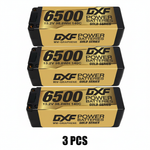DXF Lipo Battery 4S 15.2V 6500MAH 140C GoldSeries  LCG 5MM Graphene lipo Hardcase with EC5 and XT90 Plug for Rc 1/8 1/10 Buggy Truck Car Off-Road Drone