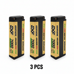 DXF 2S 7.6V 7000mAh 150C NGP PLUS Series HV LiPo Battery LCG Hardcase with 5mm Bullet to Deans Plug for 1/8 1/10 RC Racing Cars, Drones & Boats (1-6 Pack Available)