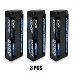 DXF 2S 7.6V Lipo Battery 140C 8000mAh Hardcase with 5mm Bullet to Deans Plug for RC 1/8 Vehicles Car Truck Tank Truggy Competition Racing Hobby