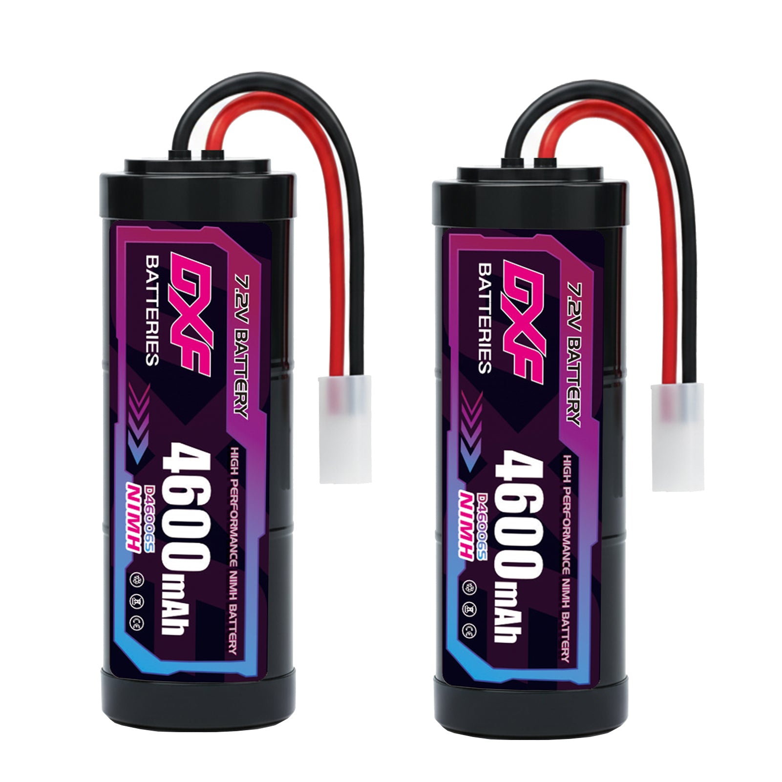 DXF NiMH SC Battery 6S 7.2V 4600mAh with Tamiya / EC3 / T-Plug / XT60 Connector for RC 1/10 Car Truck Buggy