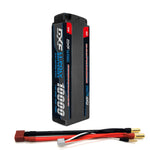 DXF Gray 2S HV 7.6V 10000mAh 150C Hardcase LiPo Battery with 5mm to Deans/T-Plug & 12AWG Wire (1-6 Pack)