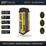 DXF 5mm 2S 6300mAh 7.6V 140C GOLDEN-NGP HardCase LiPo Battery with XT90 Plug for 1:8 Scale RC Car, Multi-Rotor RC Airplane, RC Helicopter, RC Boat