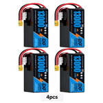 DXF 6S 22.2V 13000mAh 10C Soft Case LiPo Battery with 8AWG Wire for UAVs & Drones (1-6 Pack)