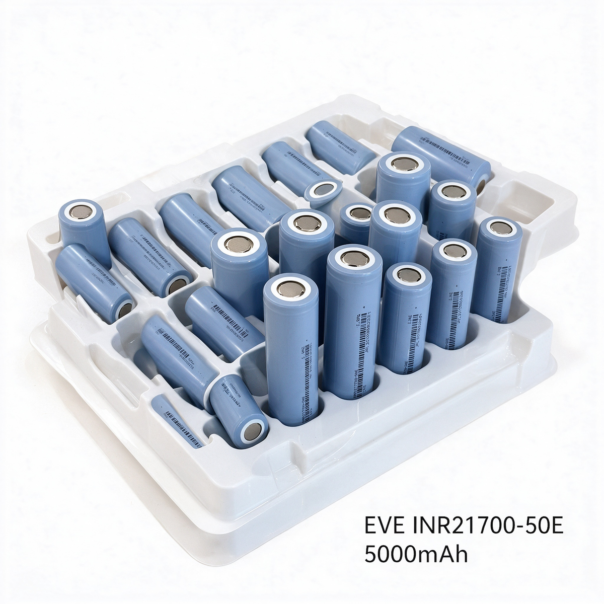 EVE INR21700-50E 5000mAh 15A Li-ion Battery for E-Bikes, Scooters & DIY Battery Packs (1-100 PCS)
