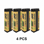DXF 2S 7.6V 7000mAh 150C NGP PLUS Series HV LiPo Battery LCG Hardcase with 5mm Bullet to Deans Plug for 1/8 1/10 RC Racing Cars, Drones & Boats (1-6 Pack Available)