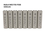Molicel INR21700-P50B 5000mAh 60A Li-ion Battery for Power Tools, E-Bikes & DIY Battery Packs (1-100 PCS)