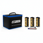 DXF LiPo Battery Fireproof Safety Bag - Charging & Storage Guard with Double Zipper (1-6 Pack Options Available)