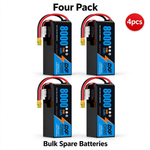 (CN)DXF 6S Lipo Battery 22.8V 130C 8000mAh Soft Case Battery  for Drone UAV FPV Car Truck Tank RC Buggy Truggy Racing Hobby