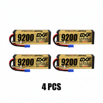 DXF 3S 11.4V 9200mAh 140C Hardcase LiPo Battery with 10AWG EC5 for 1/8 1/10 RC Cars, Boats, Trucks (1-6 Pack Available)