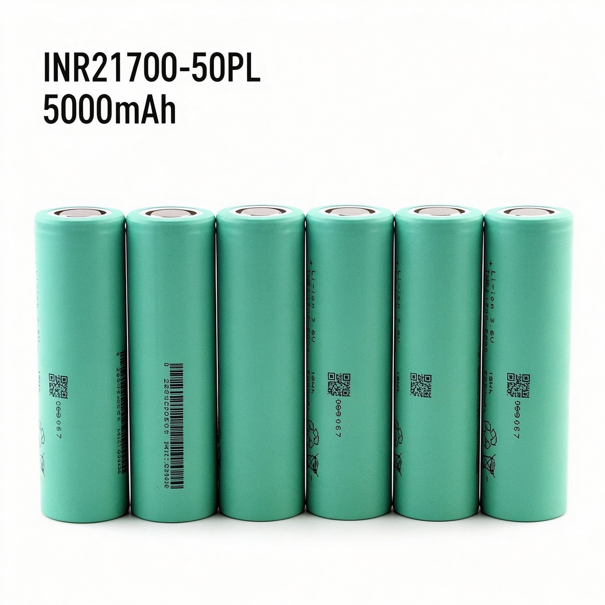 EVE INR21700-50PL 5000mAh 125A Li-ion Battery for Power Tools, E-Bikes & DIY Battery Packs (1-100 PCS)