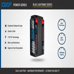 DXF Gray 2S HV 7.6V 10000mAh 150C Hardcase LiPo Battery with 5mm to Deans/T-Plug & 12AWG Wire (1-6 Pack)