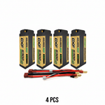 DXF 5mm 2S 6300mAh 7.6V 140C GOLDEN-NGP HardCase LiPo Battery with XT90 Plug for 1:8 Scale RC Car, Multi-Rotor RC Airplane, RC Helicopter, RC Boat