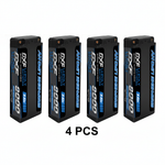 DXF 2S 7.6V Lipo Battery 140C 8000mAh Hardcase with 5mm Bullet to Deans Plug for RC 1/8 Vehicles Car Truck Tank Truggy Competition Racing Hobby