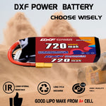 DXF 5S 19.0V 720mAh 100C LiPo Battery for FPV Micro Drones (PH2.0 / JST / XT30 / SM / XT60 / EC5 / XT90 Options)