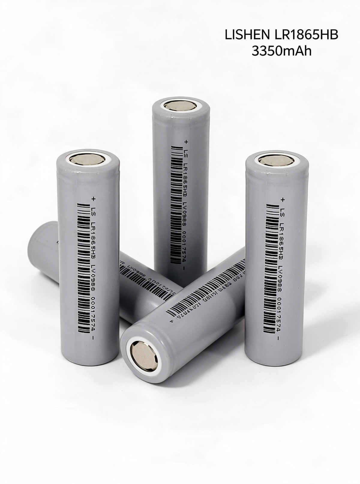 LISHEN LR1865HB 3350mAh 10.5A 3.6V 18650 Li-ion Cell for Professional Battery Packs, Backup Power & Electronics (1–100 PCS)